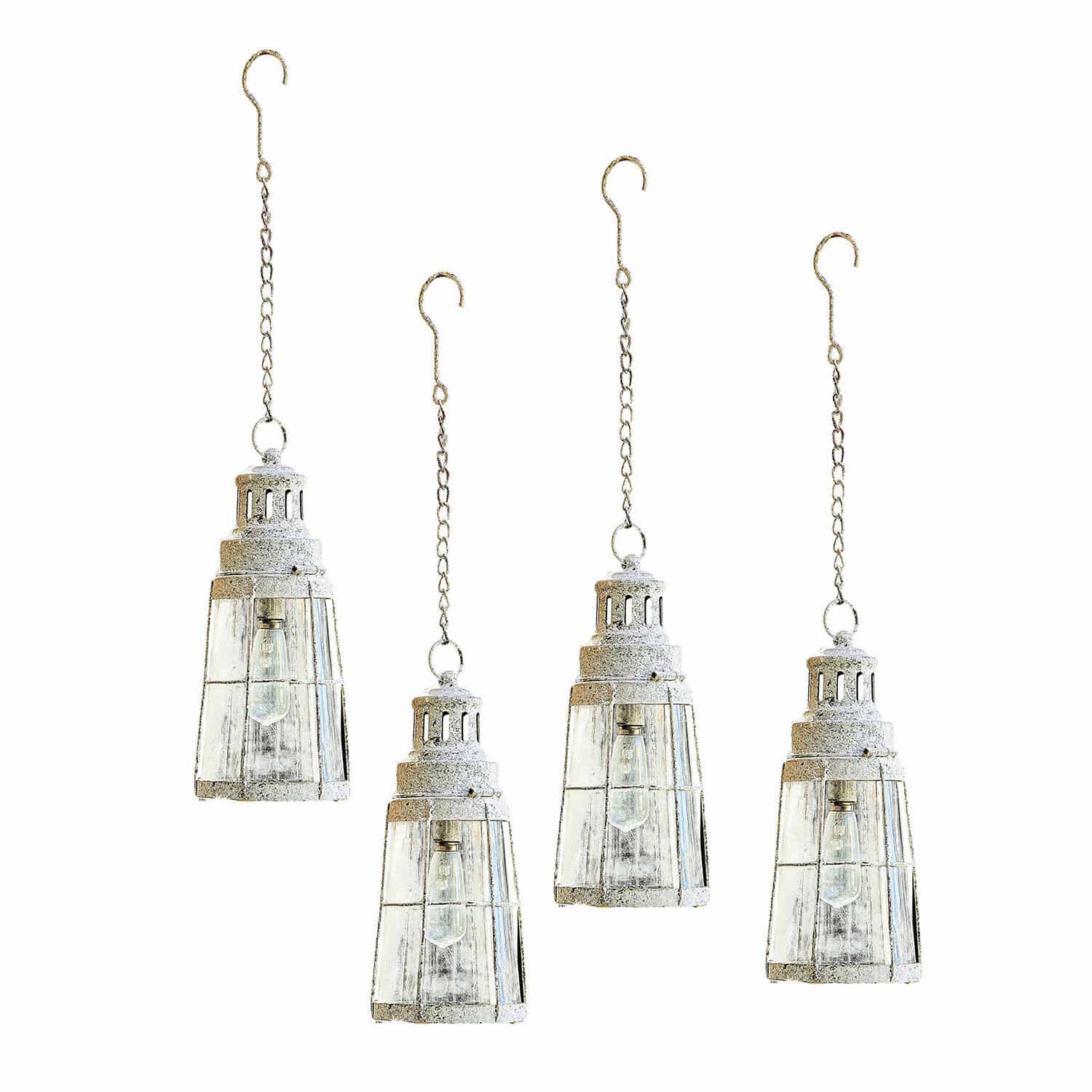 Lot de 4 lanternes à LED Ligrette