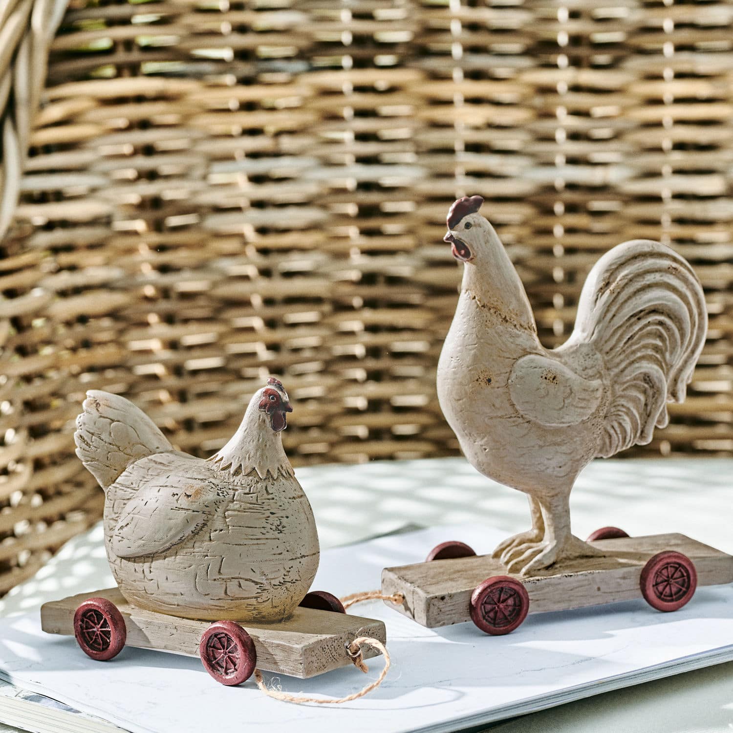 Coq et poule Mesnil