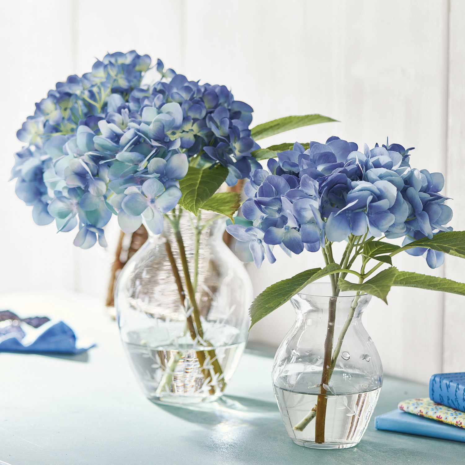 Lot de 3 fleurs décoratives Amarente