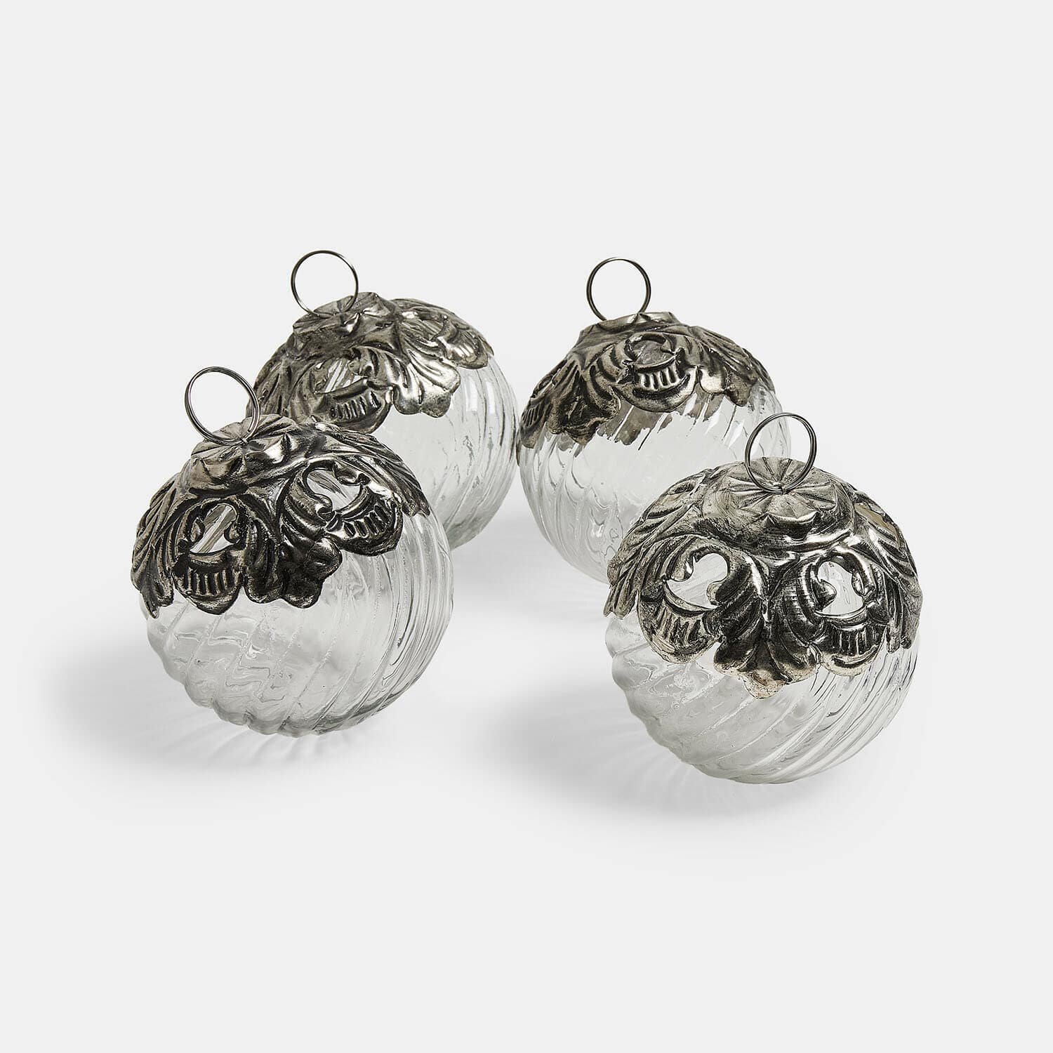 Lot de 4 boules de Noël Valévoise