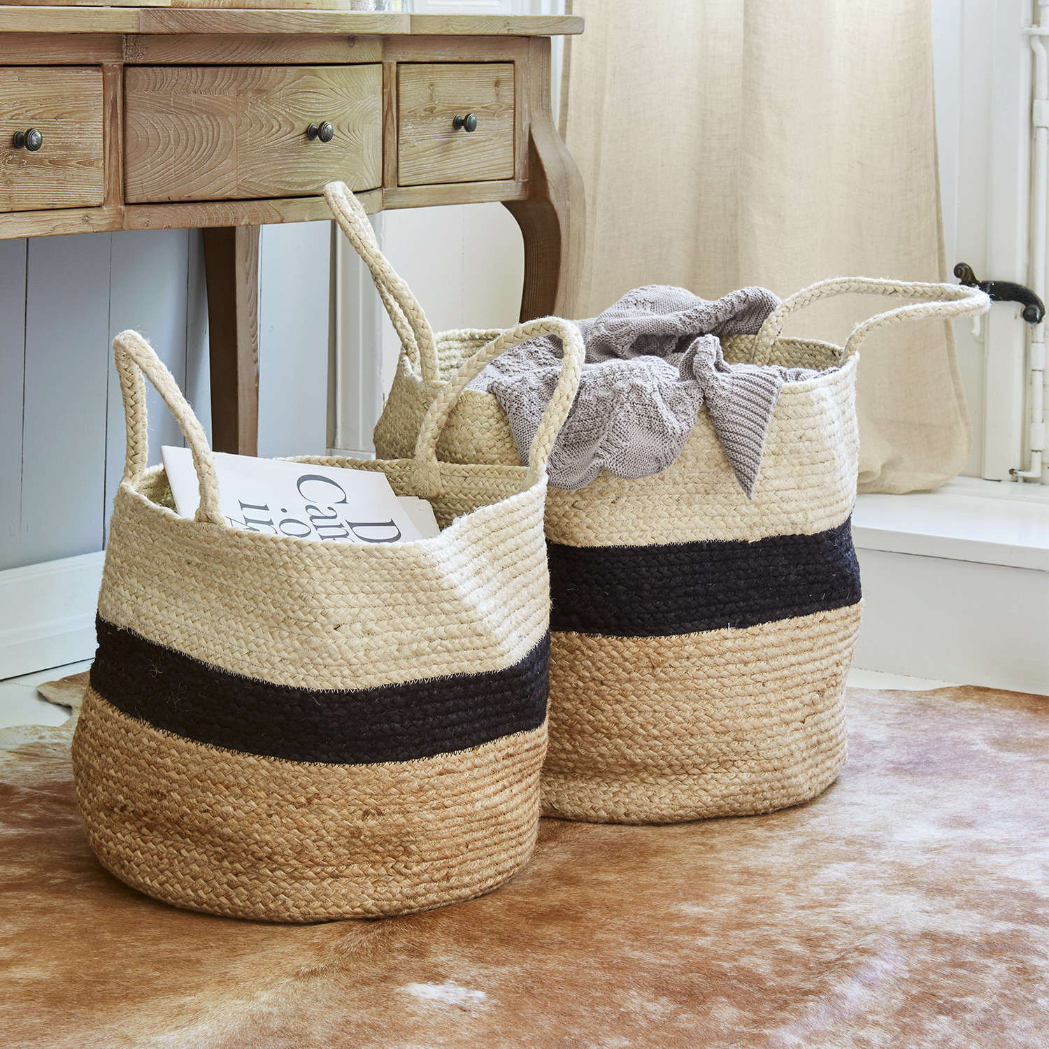 Lot de 2 paniers Bessie