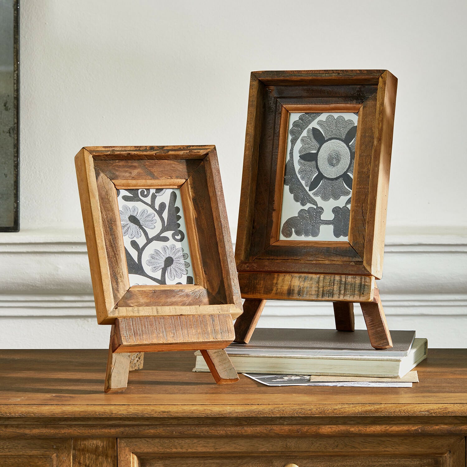 Lot de 2 chevalets pour photos Valerosas
