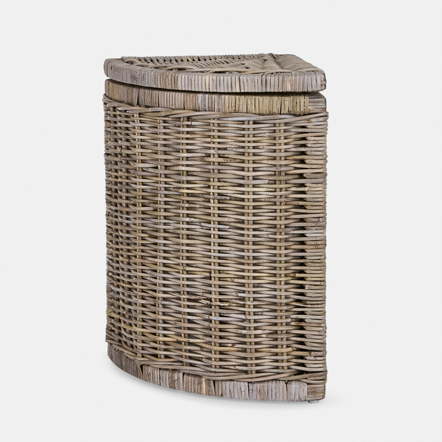 Panier Arnsøya Panier demi-cercle en rotin naturel pour rangement, design pratique et décoratif