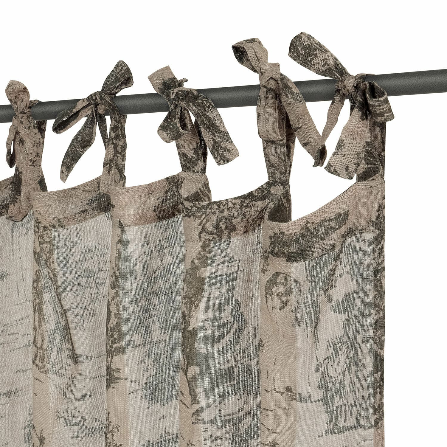 Tende - Tende di lino Melania (grigio chiaro Tende - Tende di lino Melania (grigio chiaro