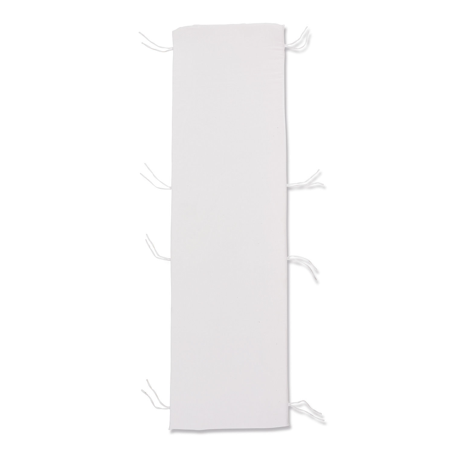 Matelas de chaise longue Turballe Protège-matelas blanc en coton avec liens, pratique et facile à utiliser pour lit