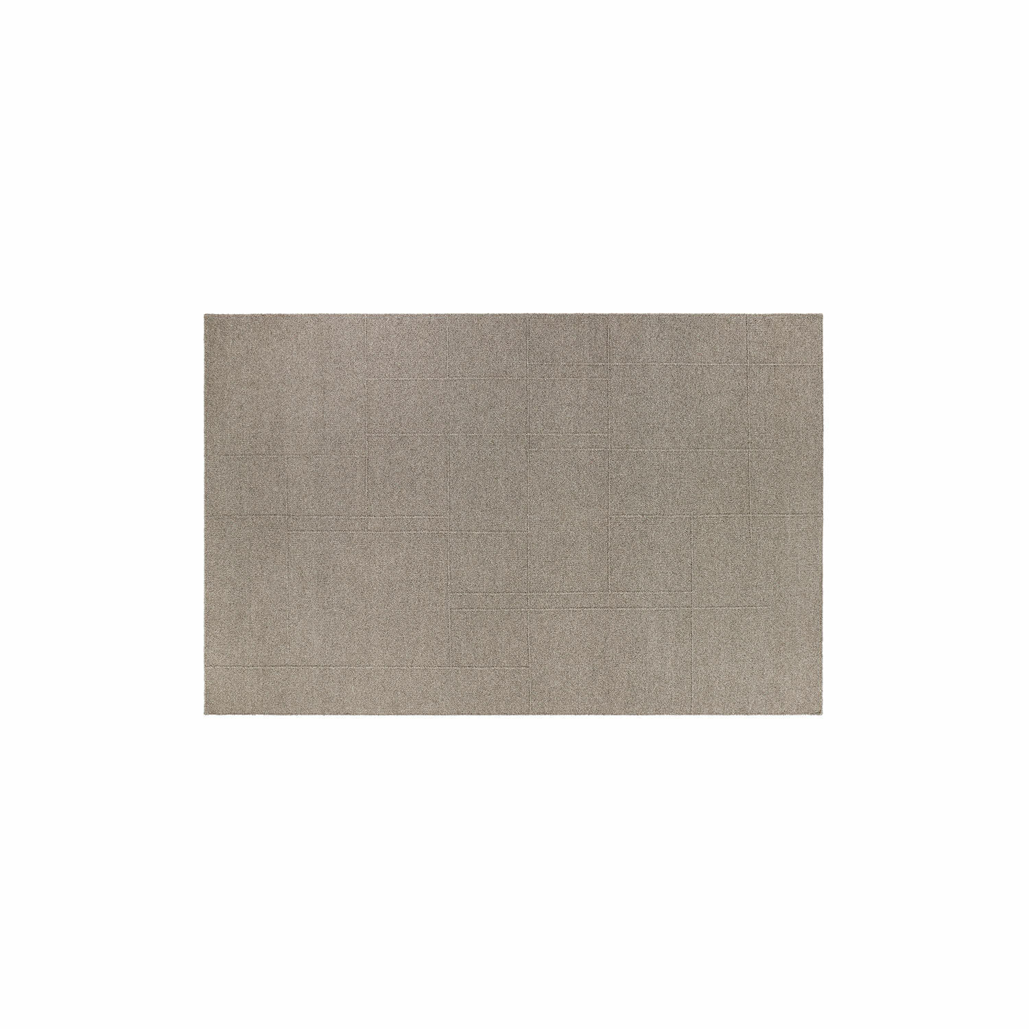 Tapis Tharim Tapis beige avec motif géométrique subtil, matière douce, parfait pour salon moderne