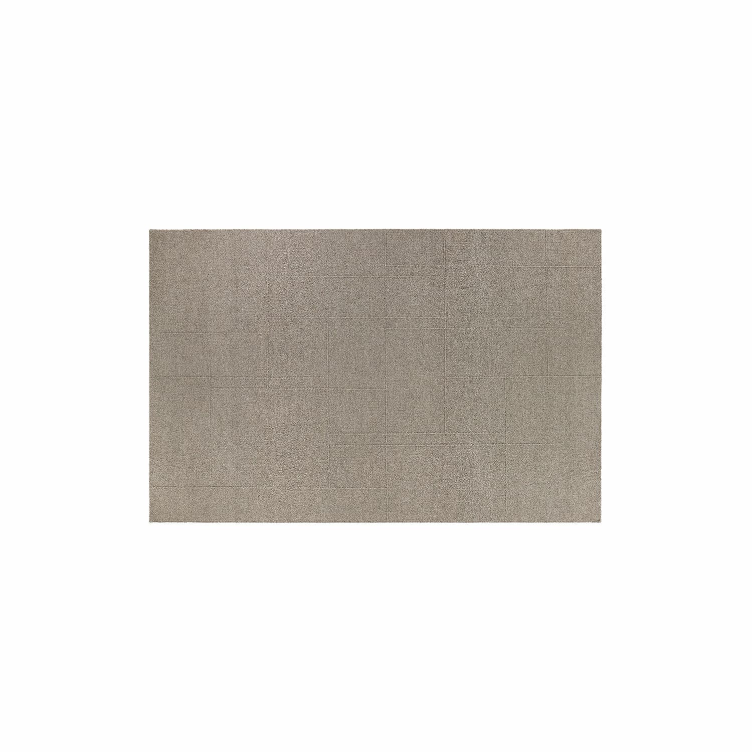 Tapis Tharim Tapis beige avec motif géométrique subtil, matière douce, parfait pour salon moderne