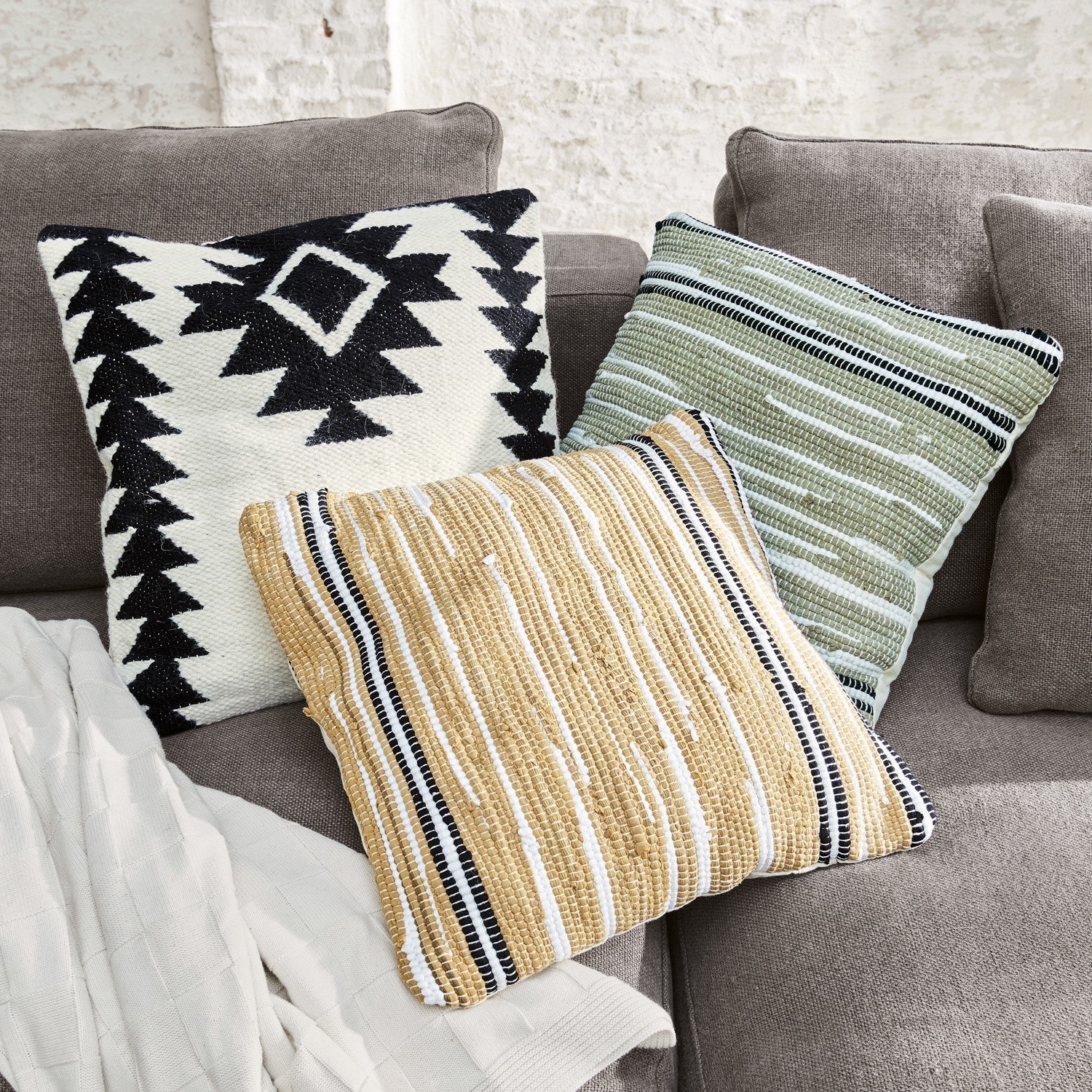 Lot de 3 coussins Ethno