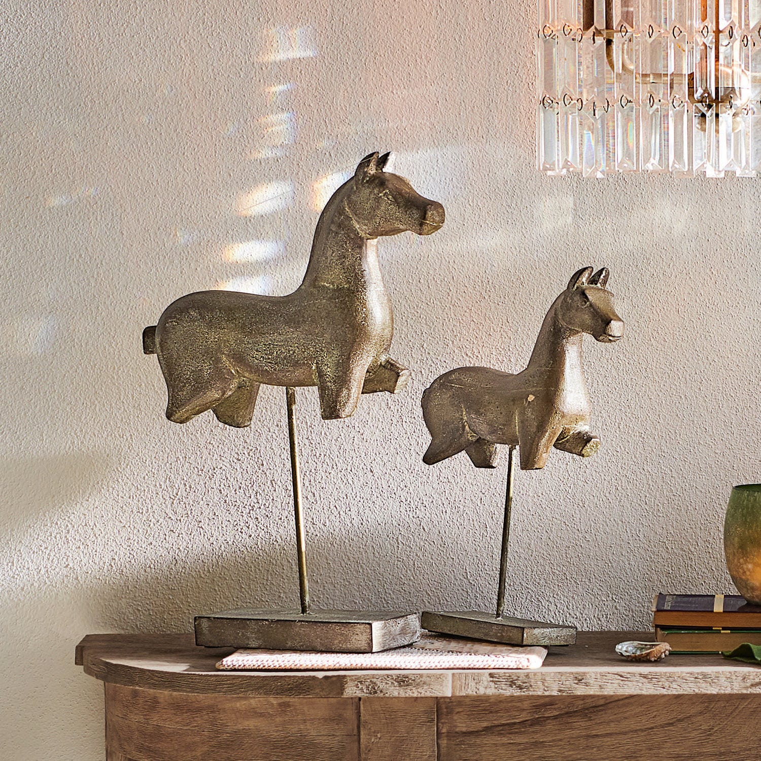 Lot de 2 chevaux Vigoux