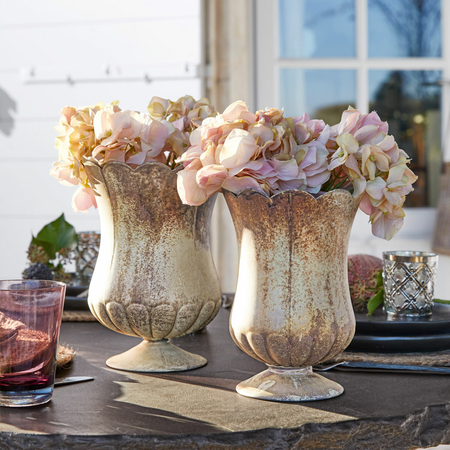Lot de 2 vases Wilgard