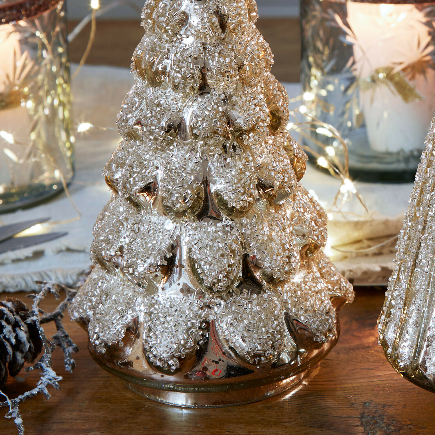 Lot de 2 sapins décoratifs Domélys
