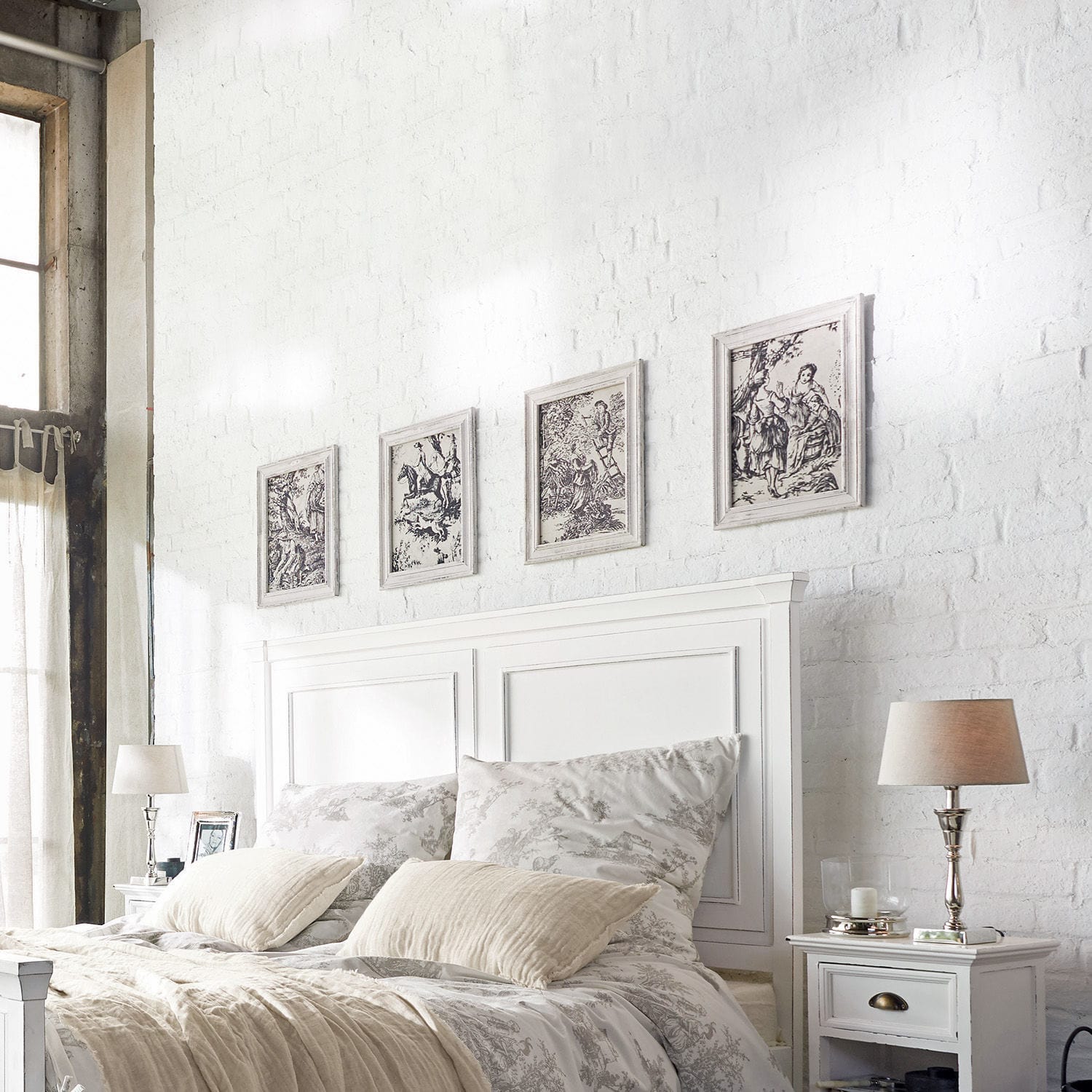 Lot de 4 tableaux Abetone