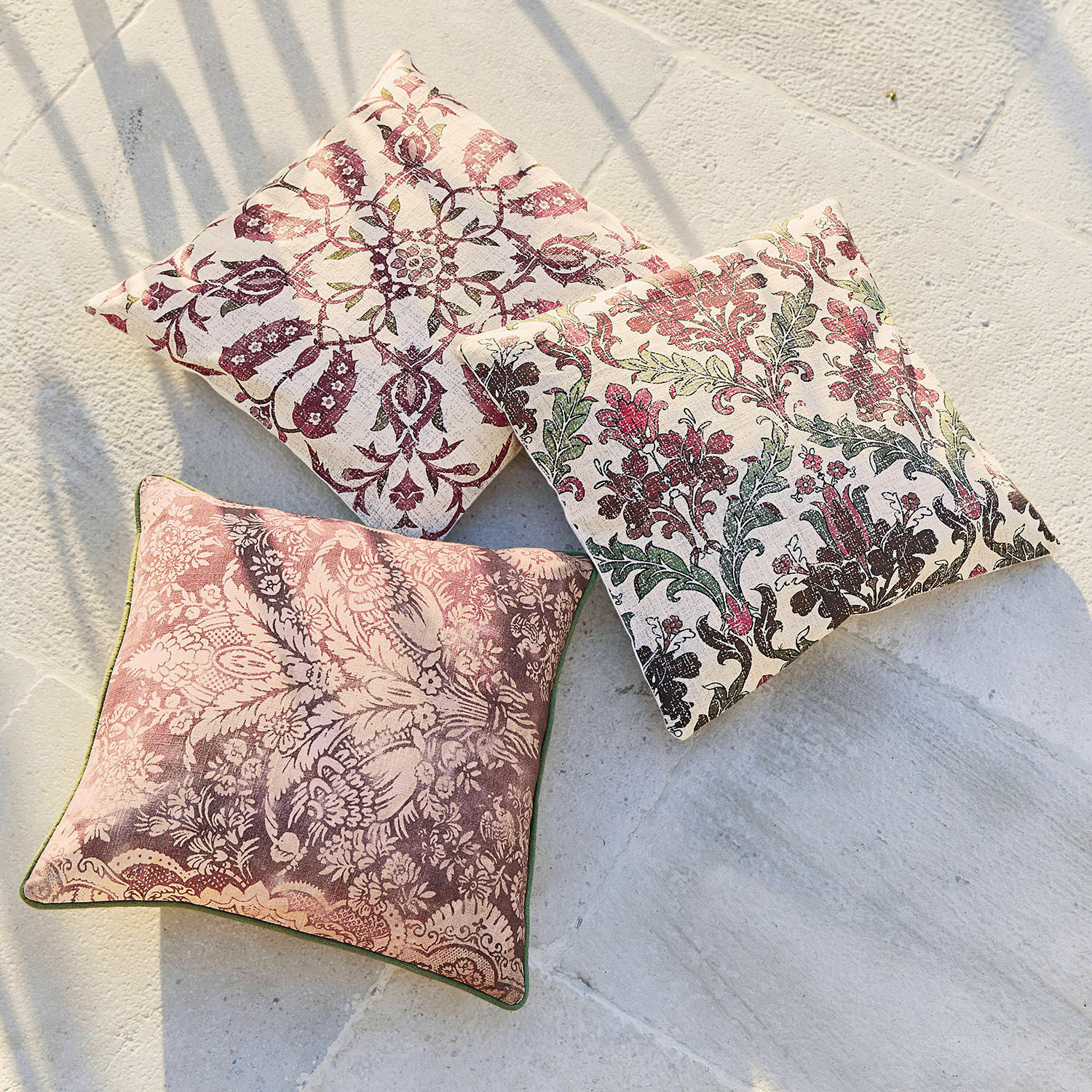 Lot de 3 housses de coussins Camden