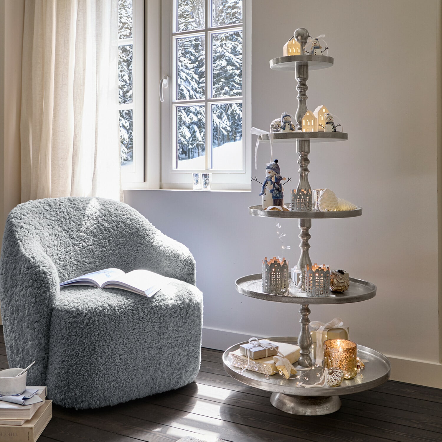 Lot de 3 décorations à suspendre Tedvik