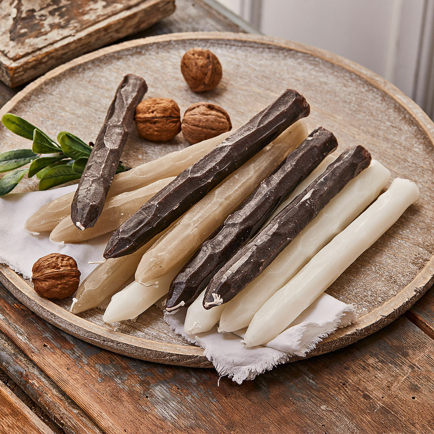 Lot de 12 bougies Savineau
