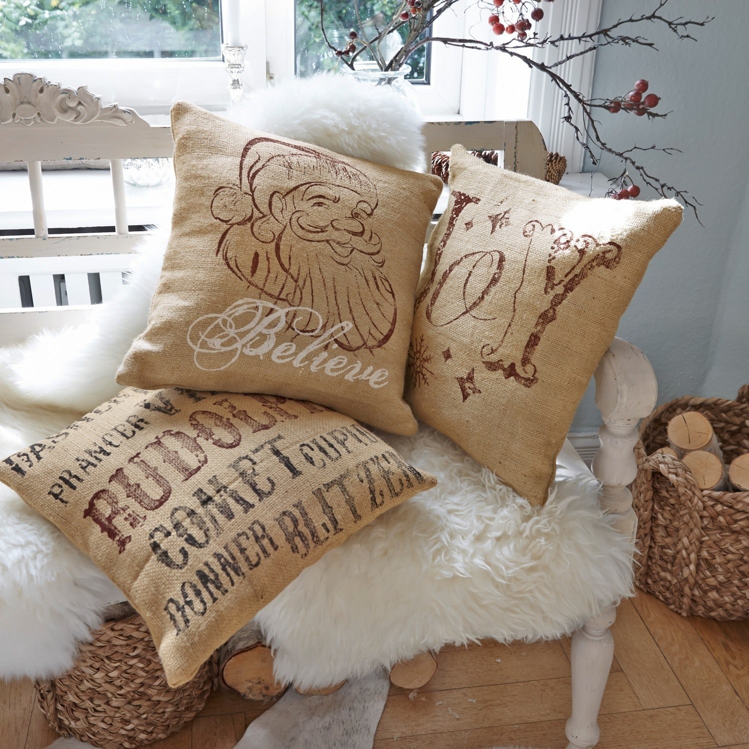 Lot de 3 coussins Daria
