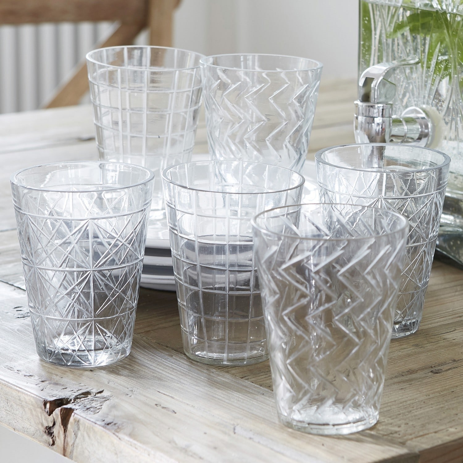 Lot de 6 verres Sansais