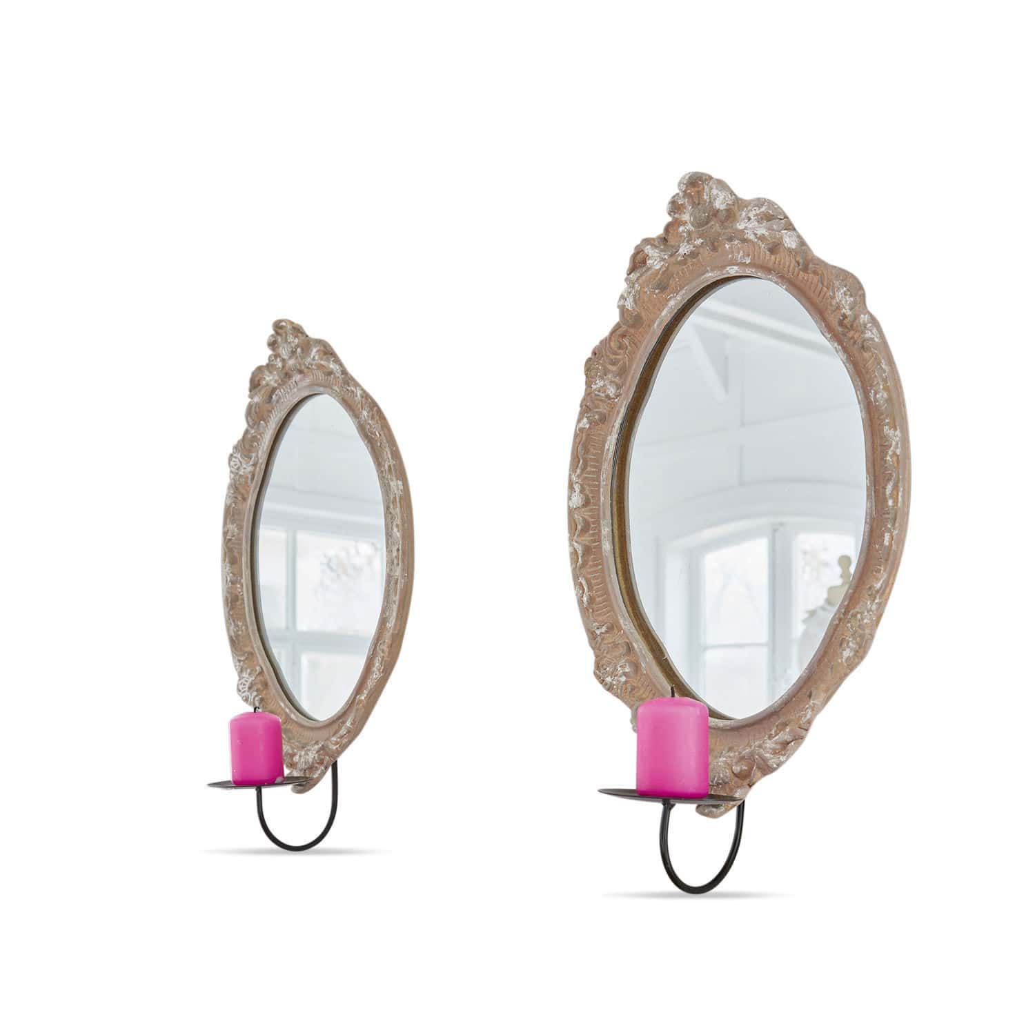 Lot de 2 bougeoirs Tendu