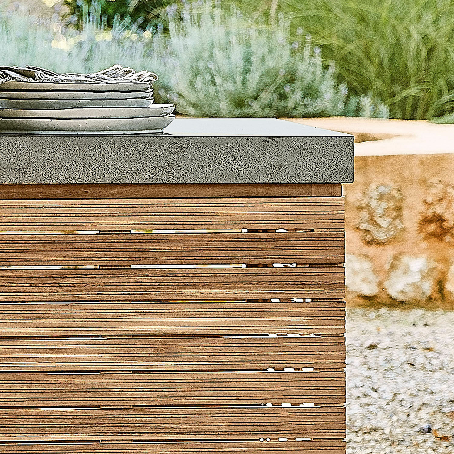 Vaisselier d'extérieur 100 % FSC® Venzone