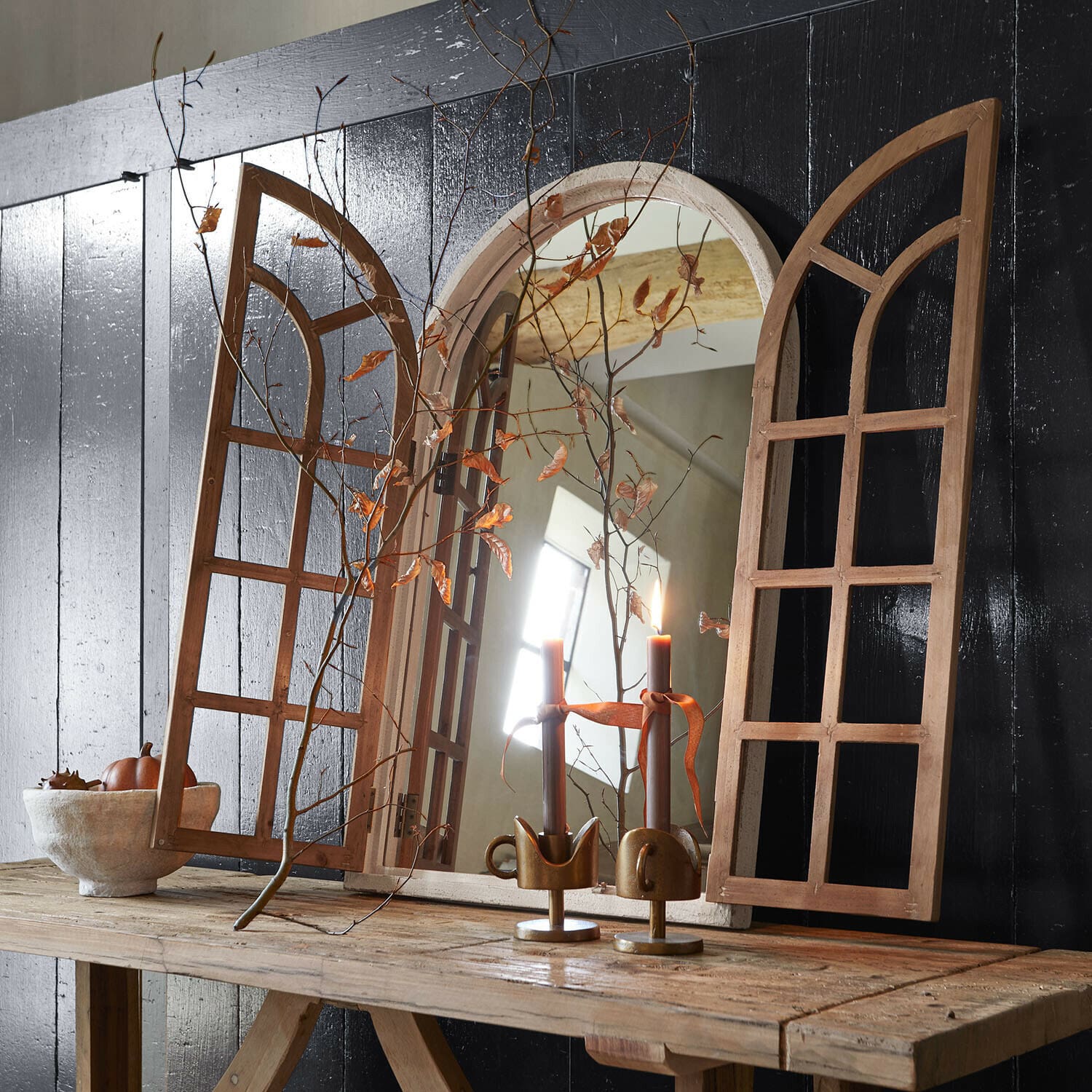 Fenêtre décorative avec miroir Montévine