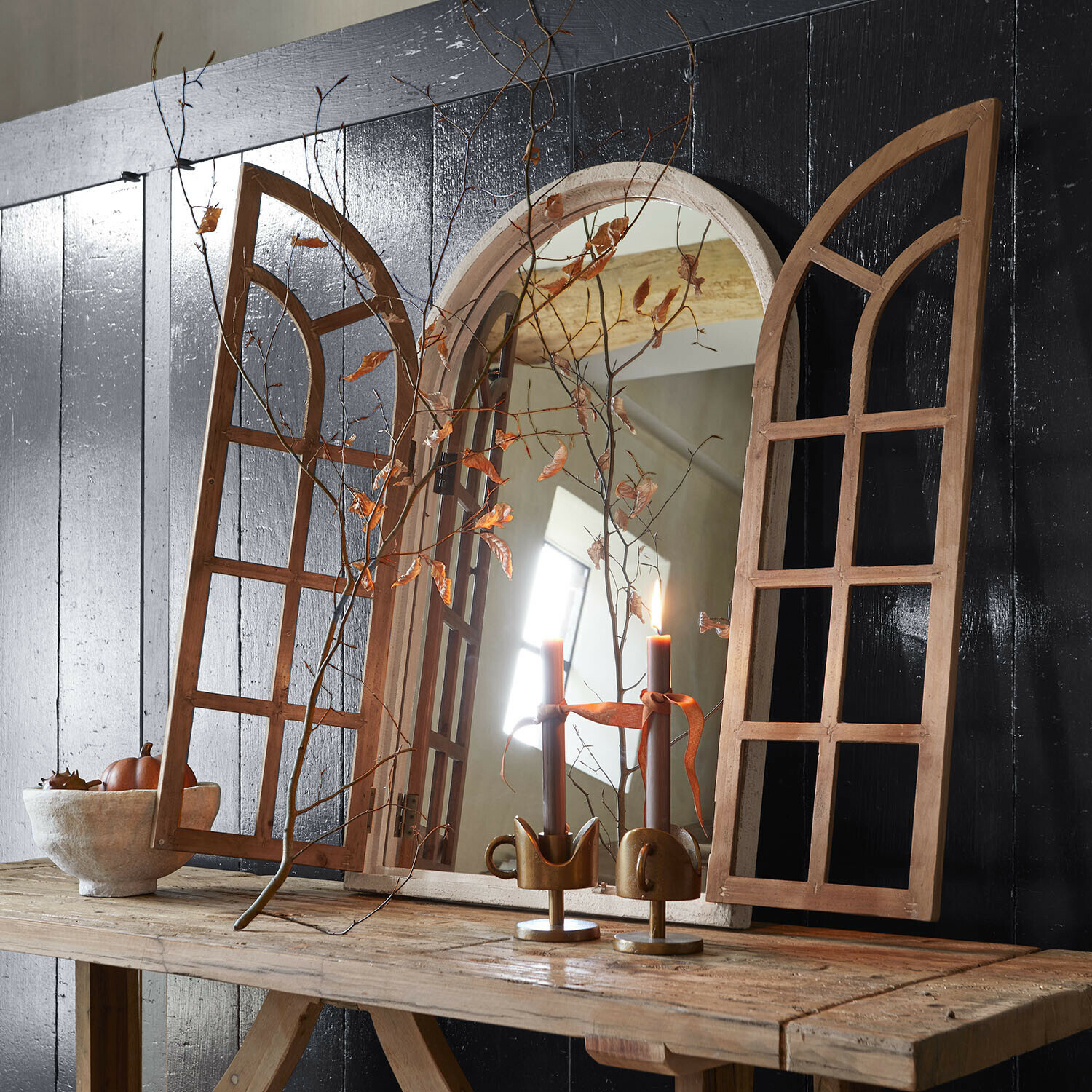 Fenêtre décorative avec miroir Montévine