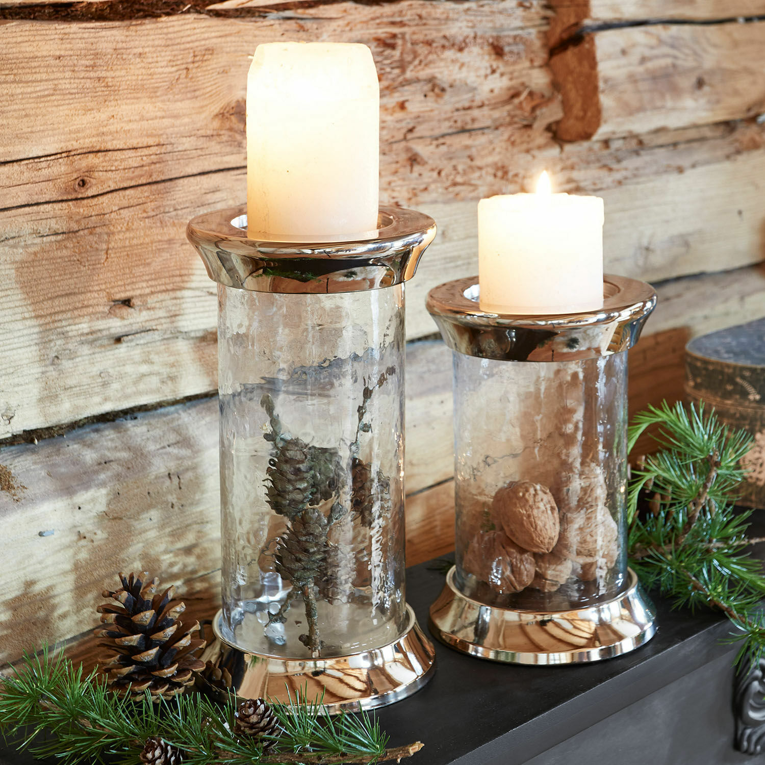 Lot de 2 bougeoirs Hillfors