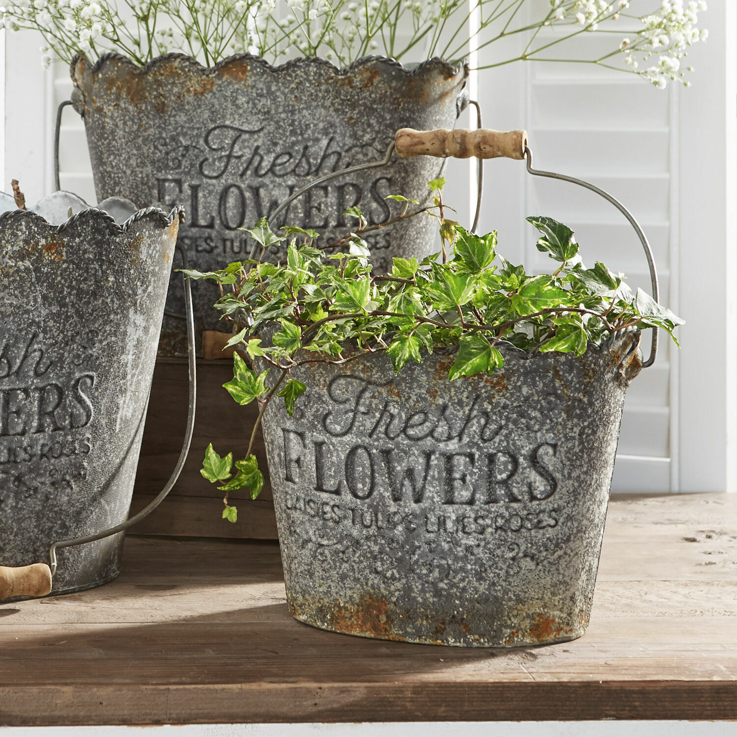 Lot de 3 cache-pots Bornival