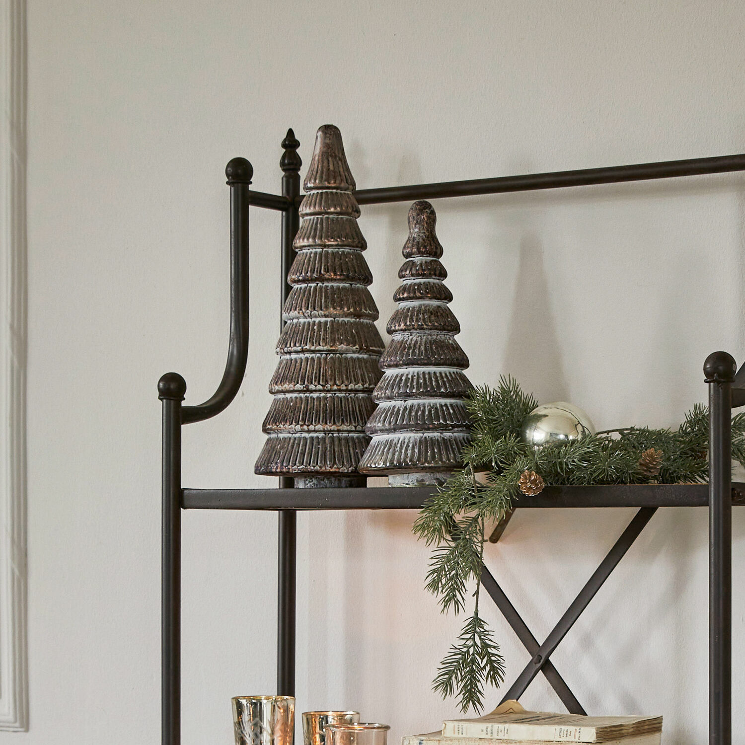 Lot de 2 sapins décoratifs Clarmond