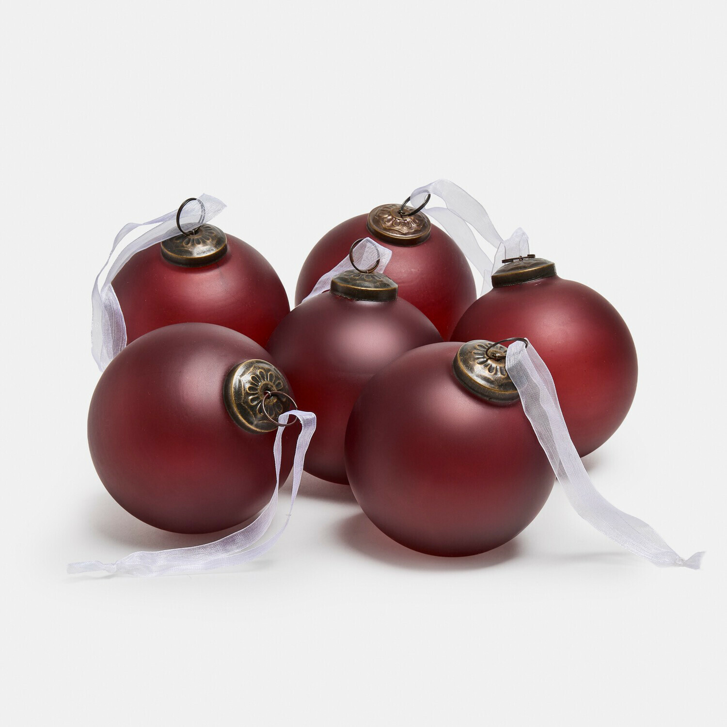 Lot de 6 boules de Noël Sephore