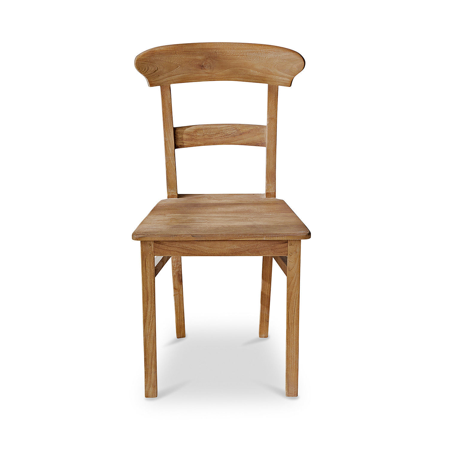 marron vieilli Chaise Masters en bois couleur brun antique, design classique pour salle à manger ou bureau