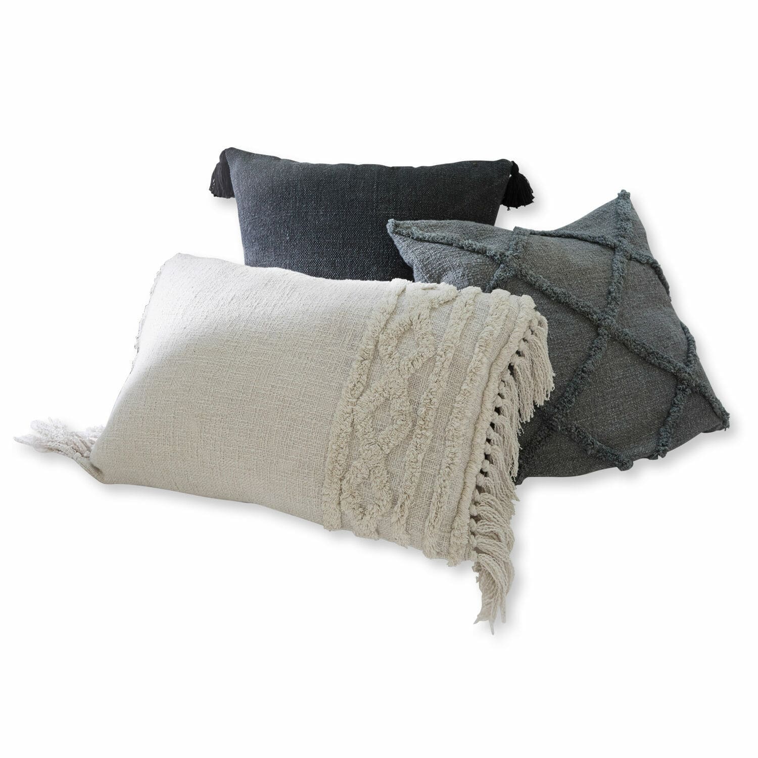 Lot de 3 housses de coussins Lome