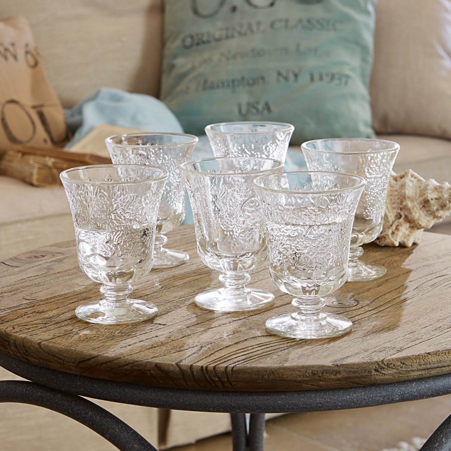 Lot de 6 verres à eau Abèle