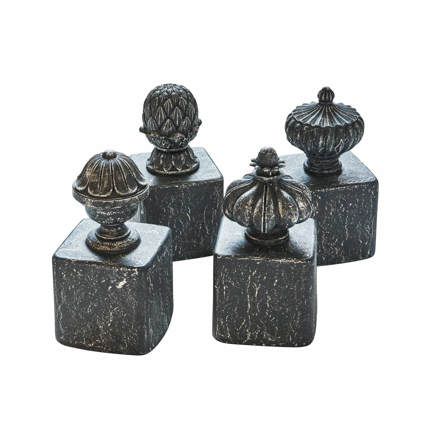 Lot de 4 éléments décoratifs Union