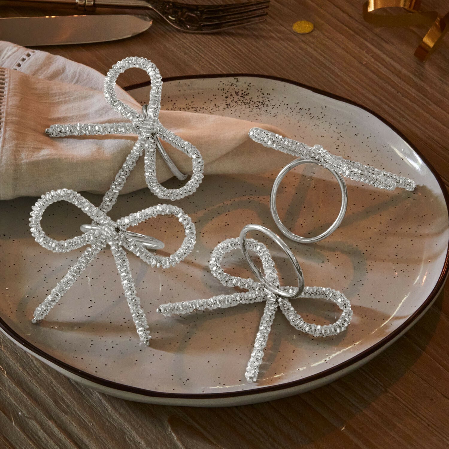 Rond de serviette, set de 4 Eirael