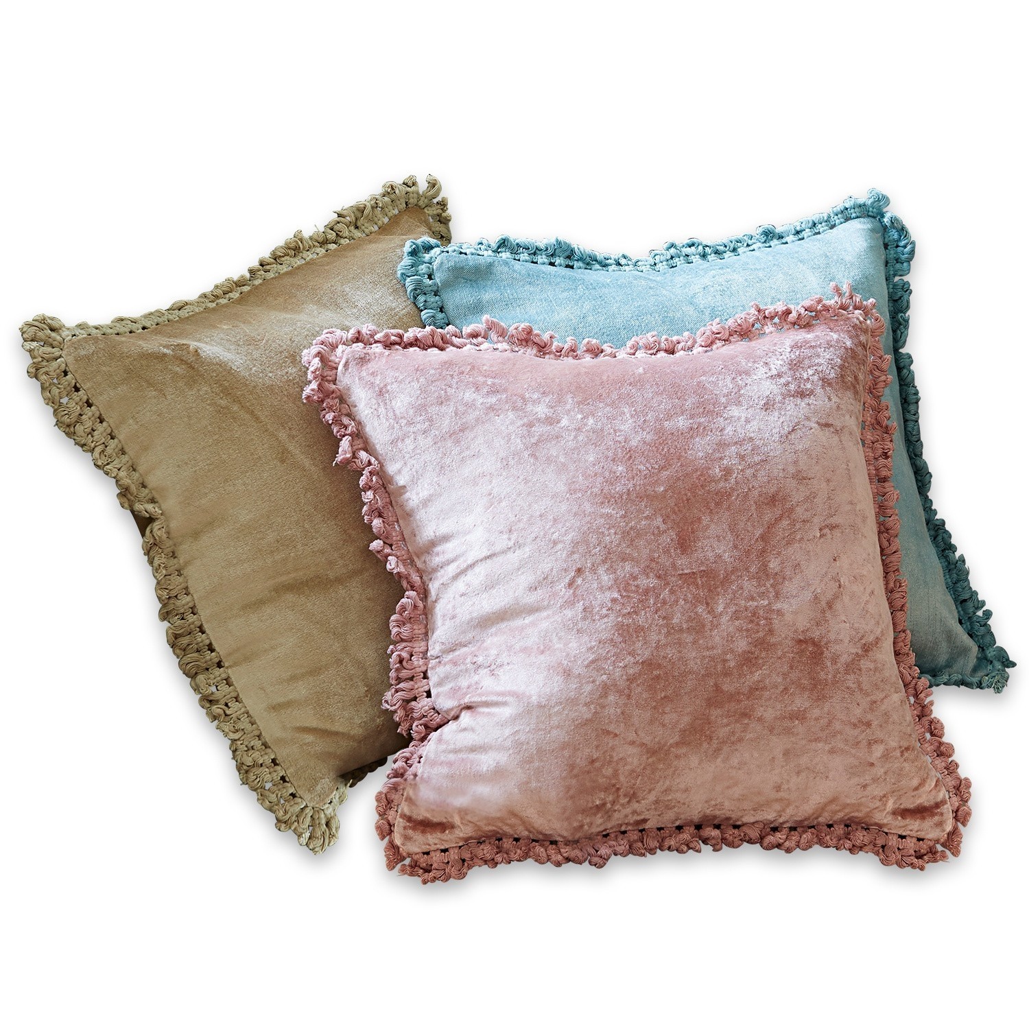 Lot de 3 housses de coussins Chanéac