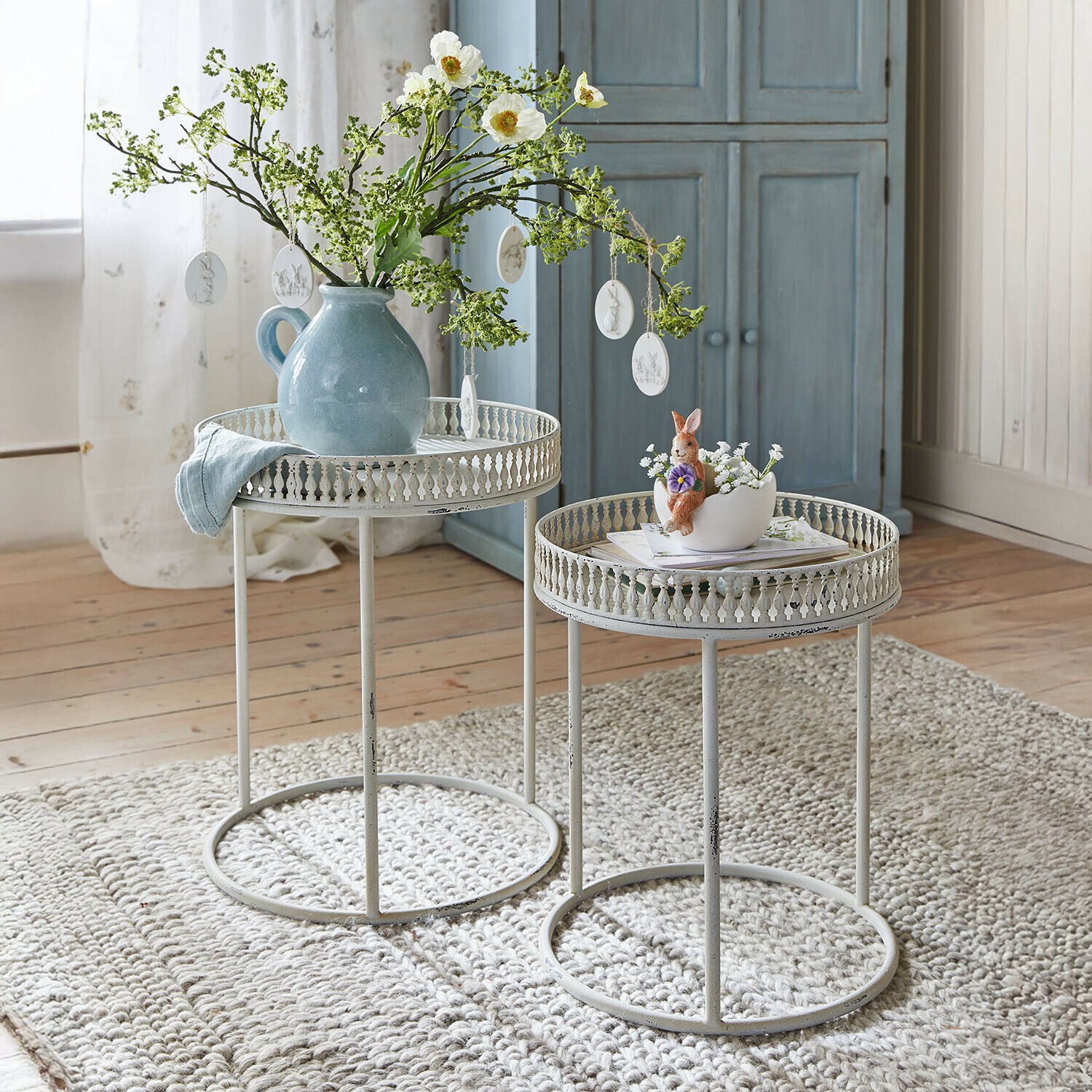 Lot de 2 tables d'appoint Vireline