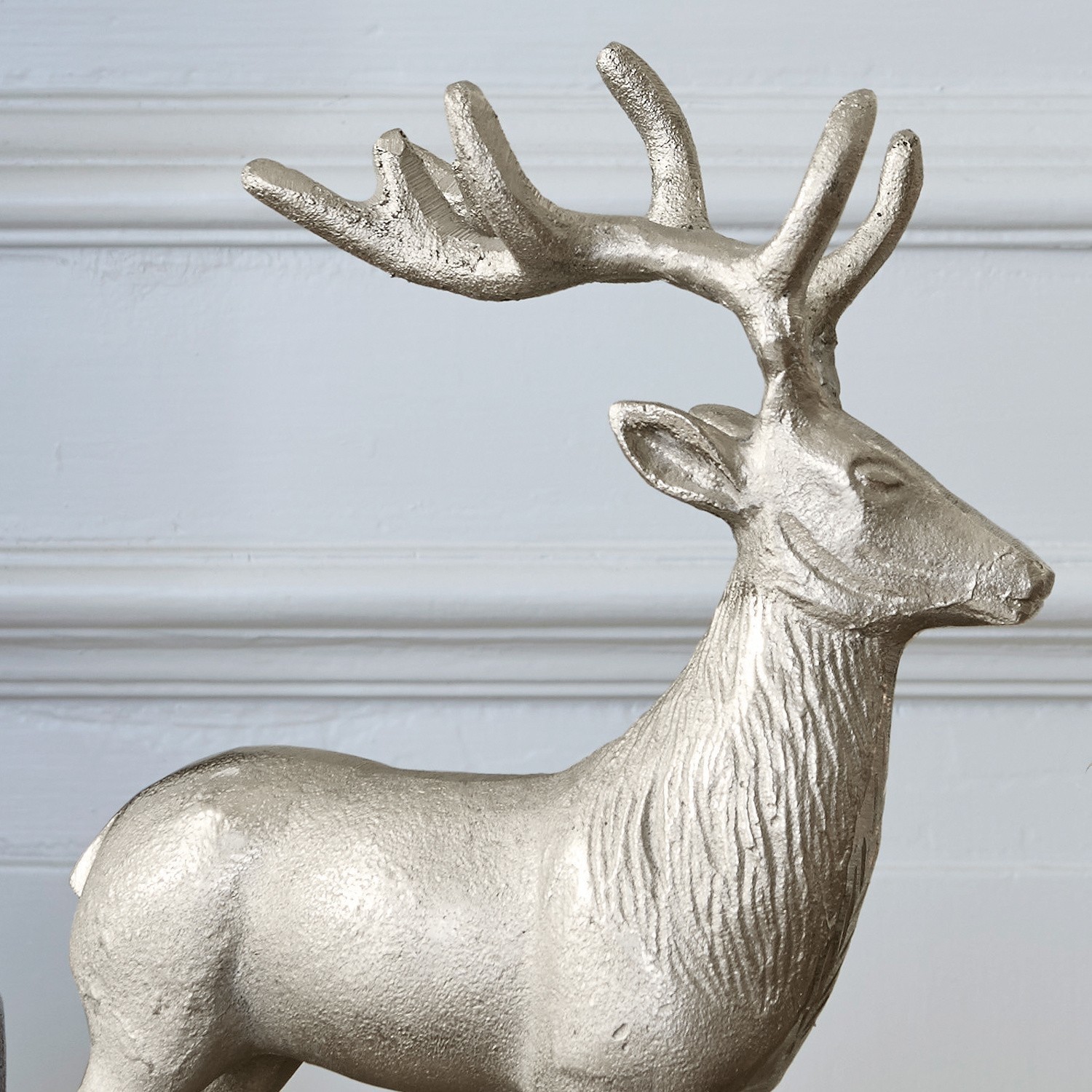 Lot de 2 décorations cerfs Wally
