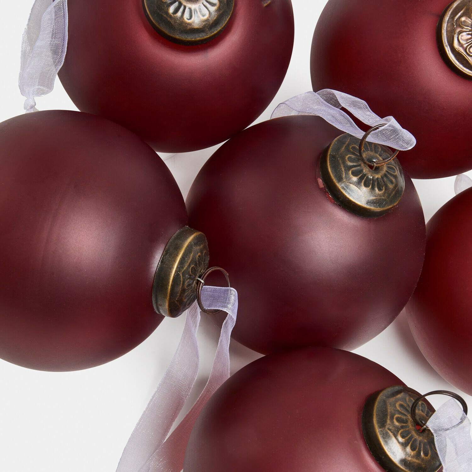 Lot de 6 boules de Noël Sephore