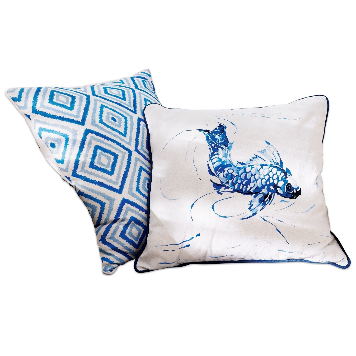 Lot de 2 coussins Blue Sea