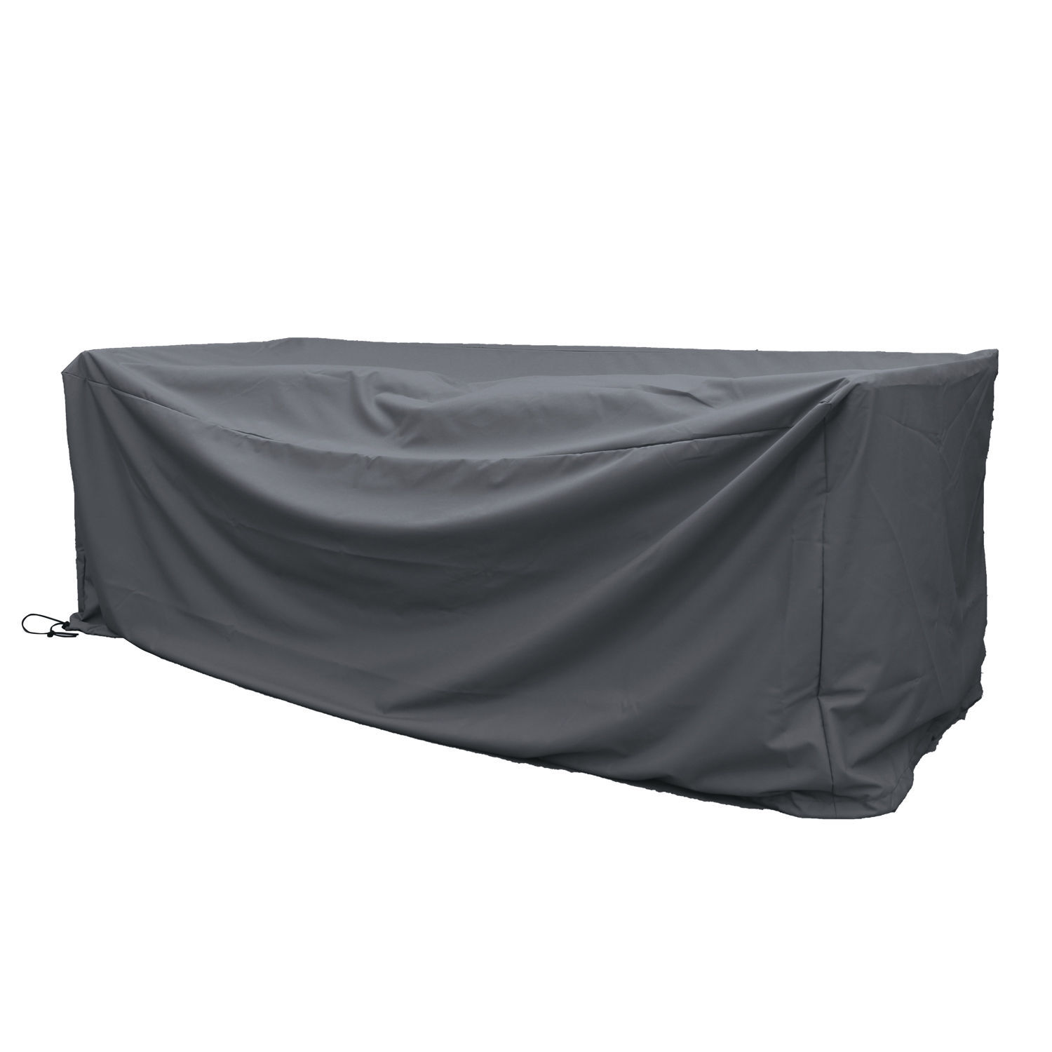 Housse Gacé Housse de protection grise en tissu résistant pour meubles de jardin, imperméable et protectrice contre la météo