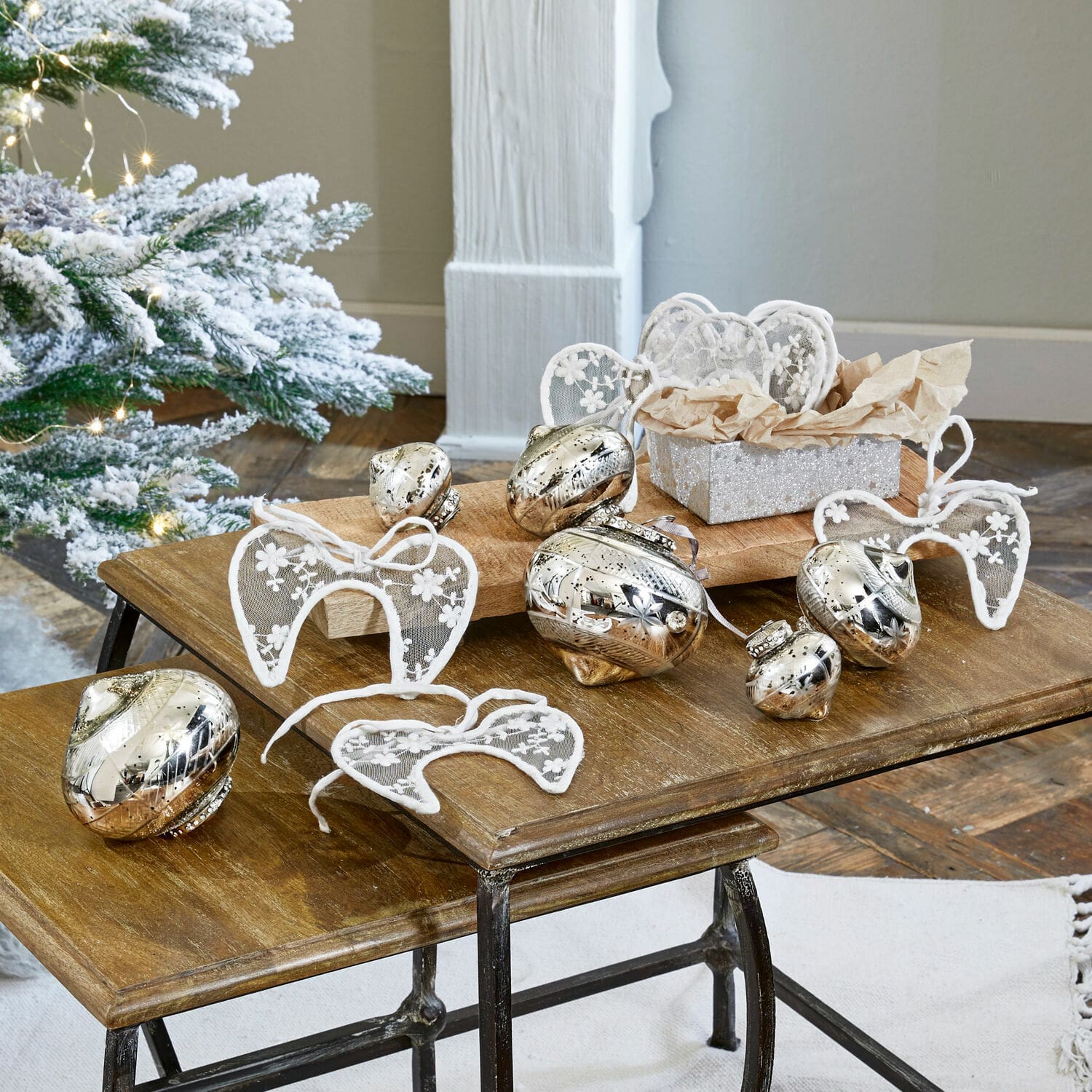Lot de 6 décorations de Noël Sully