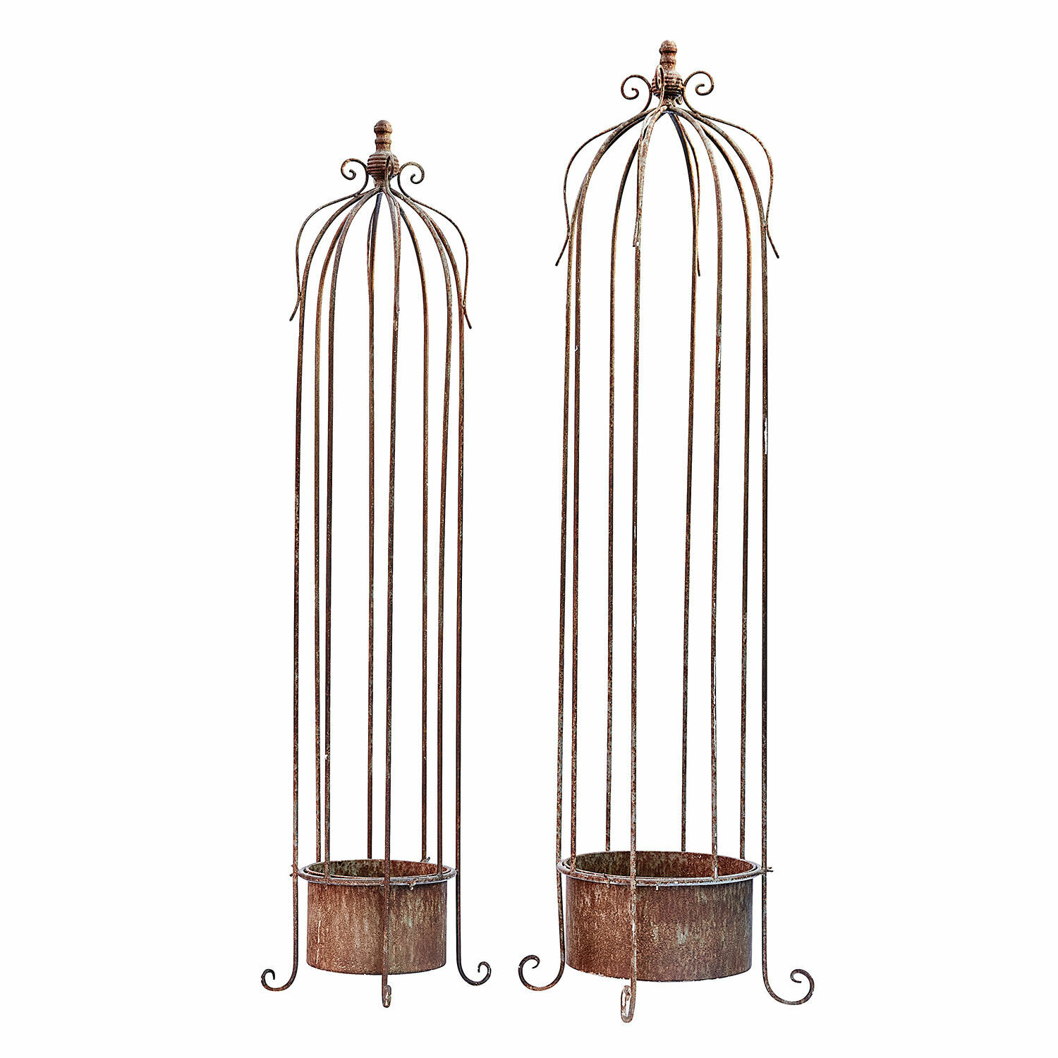 Lot de 2 supports pour plantes grimpantes Sixorev