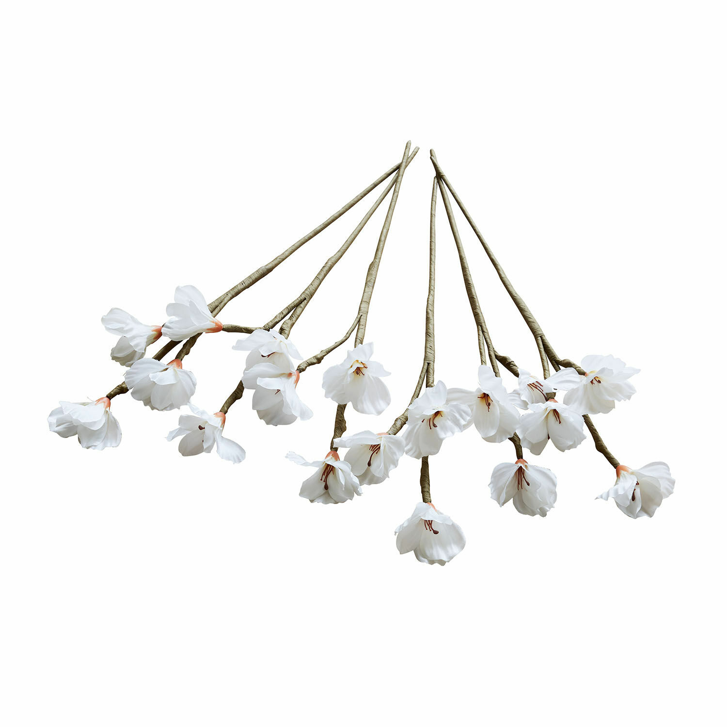 Lot de 6 fleurs décoratives Xivale