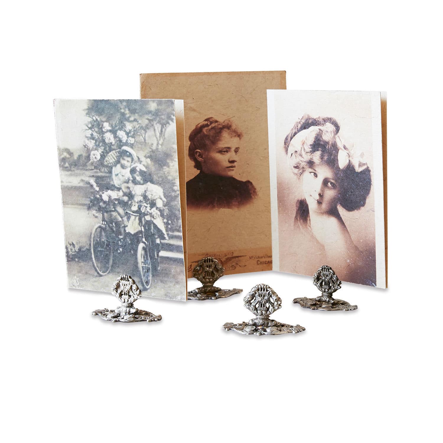 Lot de 4 porte-cartes Nilsia