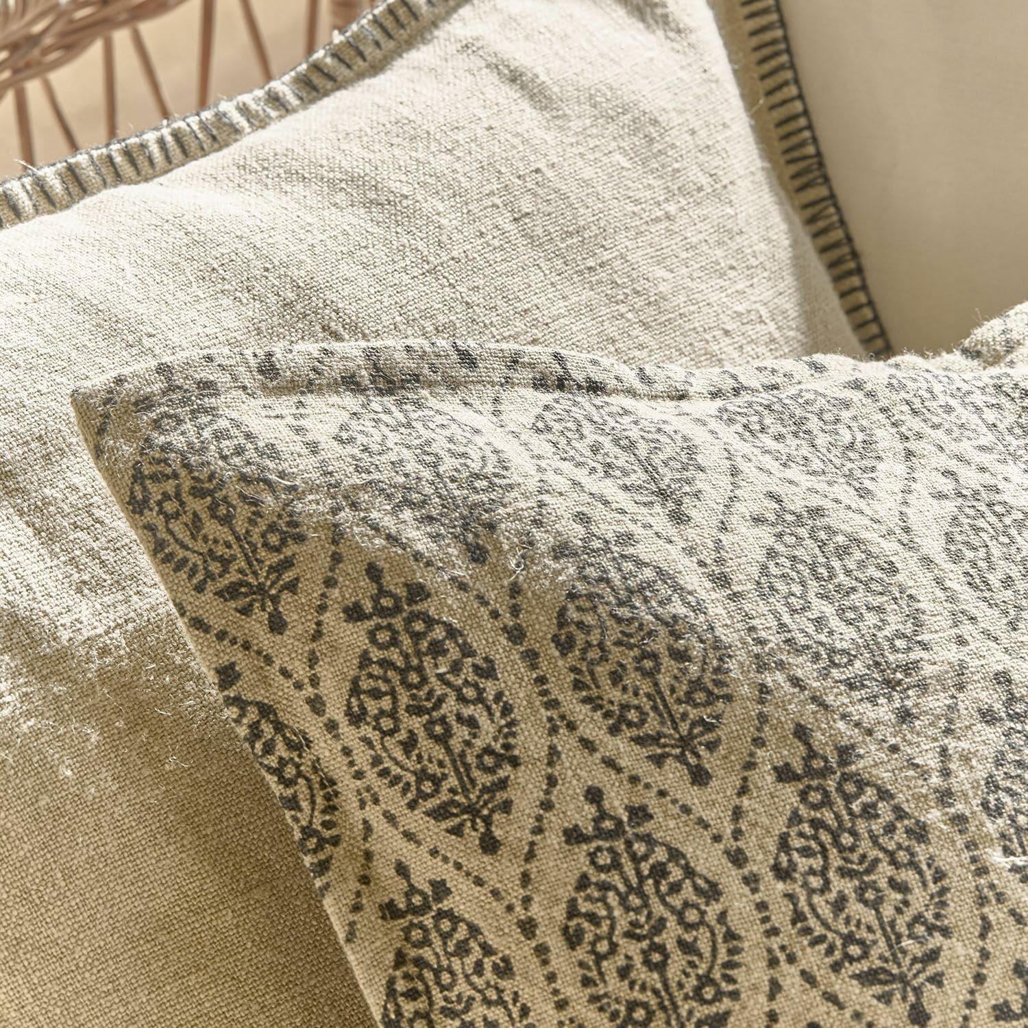 Lot de 2 housses de coussins Ysolde