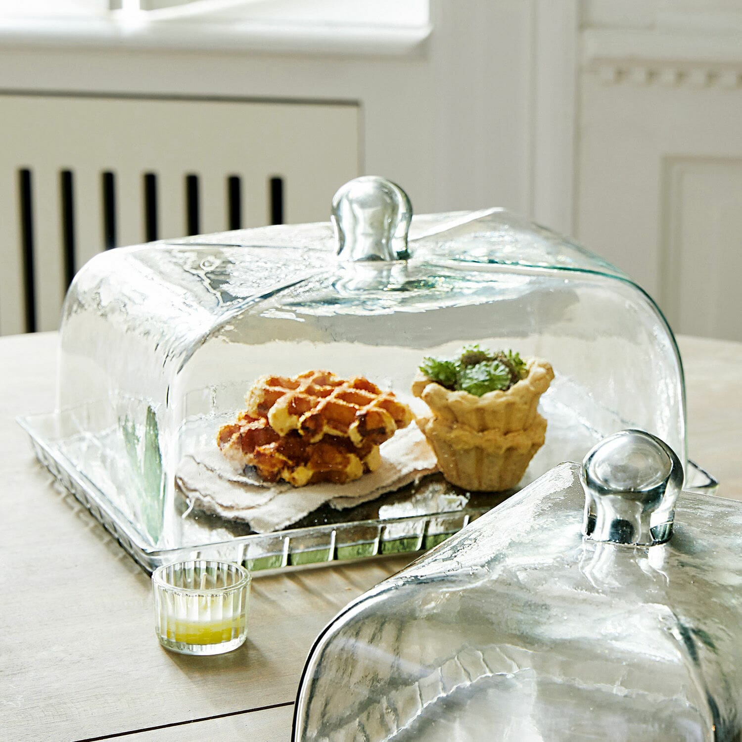 Cloche en verre avec plateau Escondido