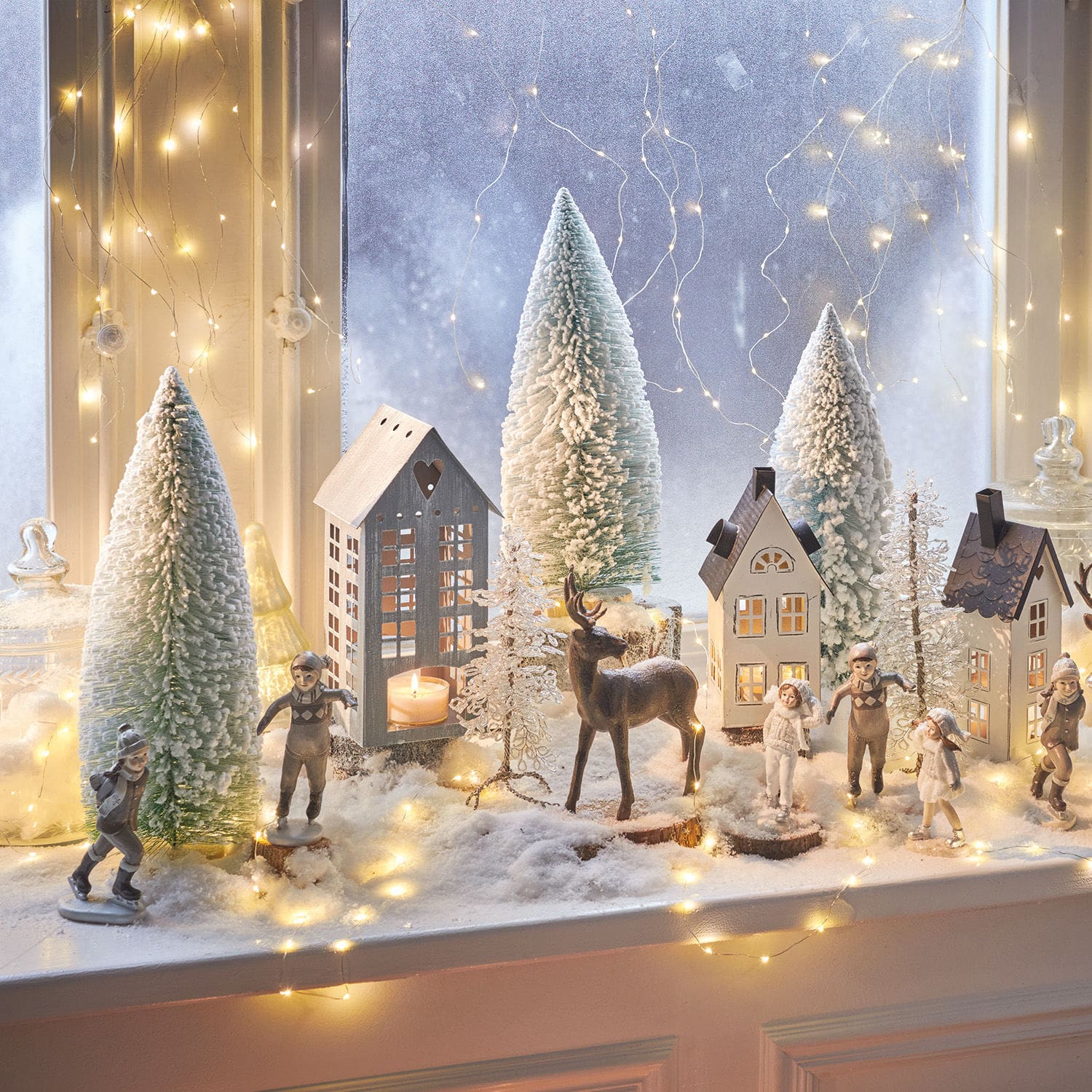 Lot de 4 arbres décoratifs Landscape
