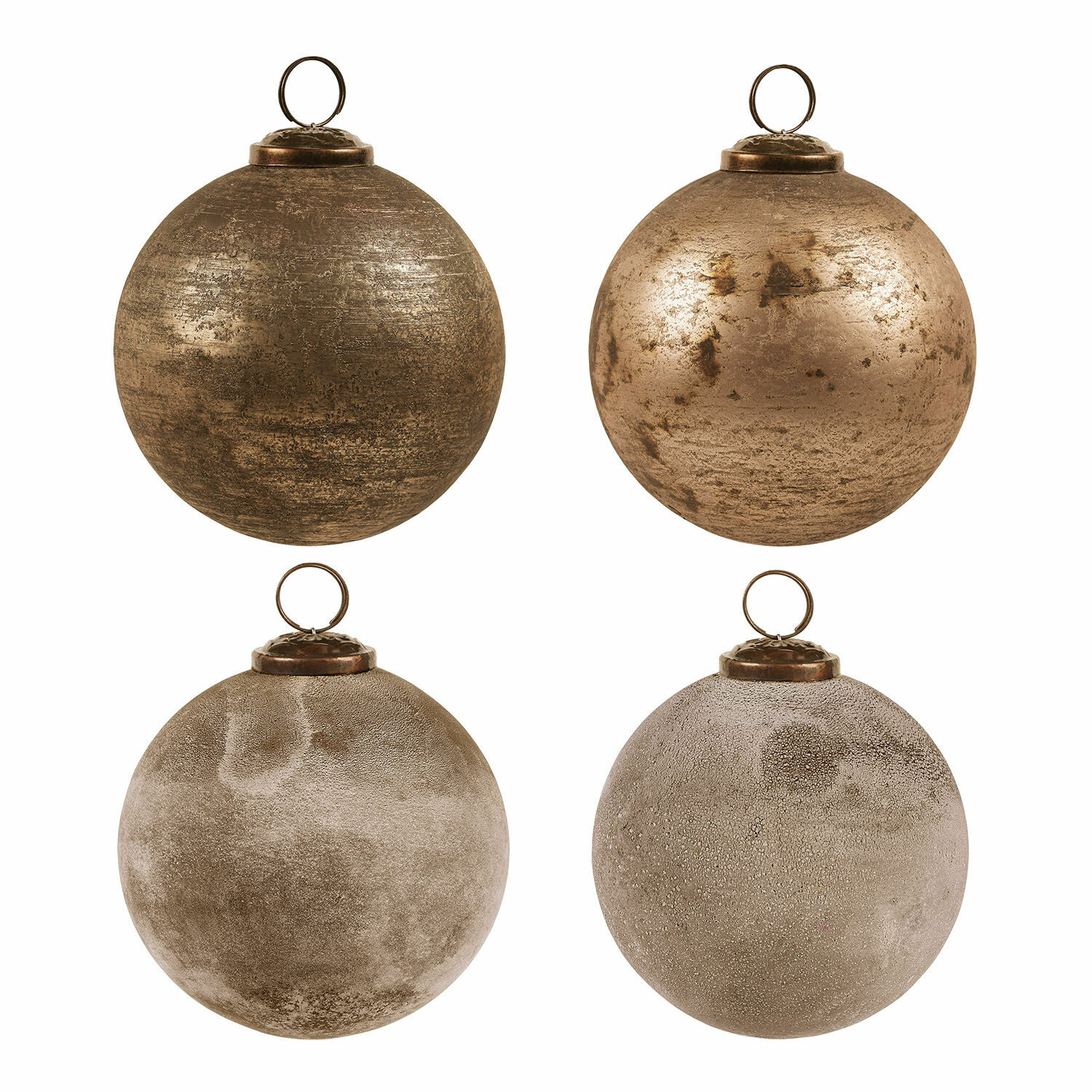 Lot de 4 boules de Noël Ophraine
