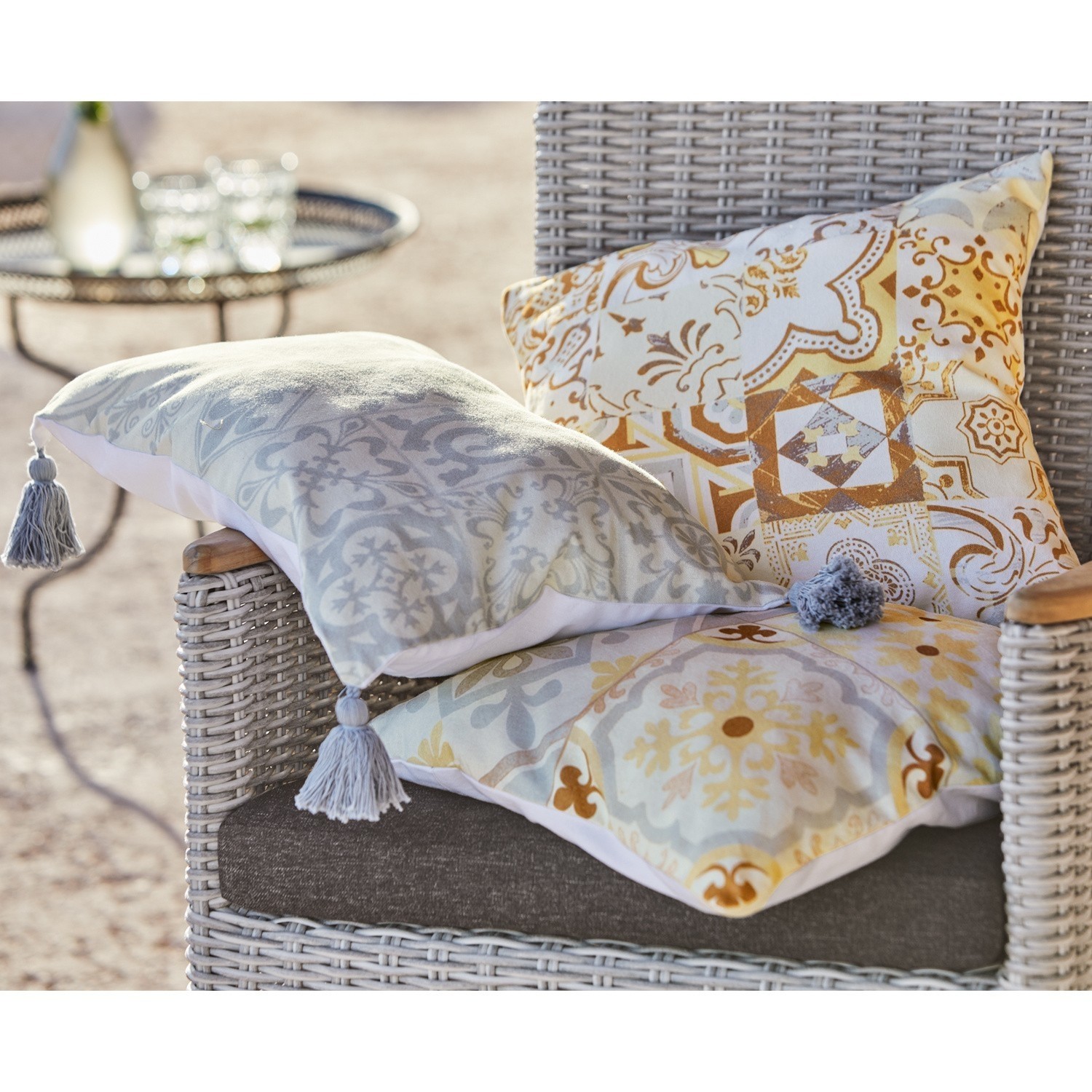 Lot de 3 coussins Flagstone