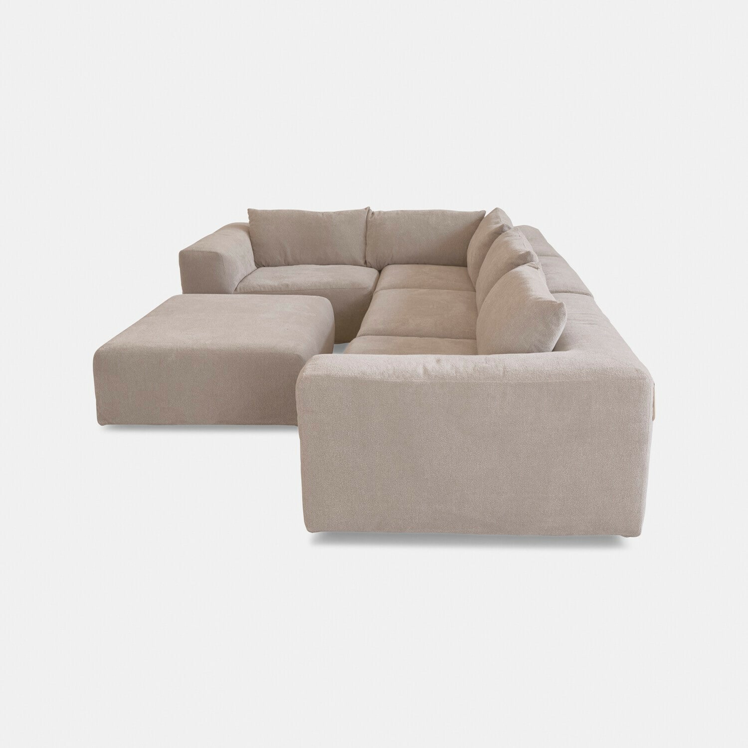 Canapé modulable avec pouf Northcombe